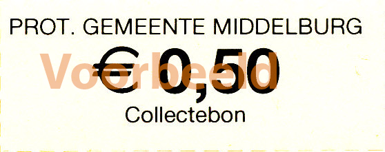 Collectebonnen  € 0,50