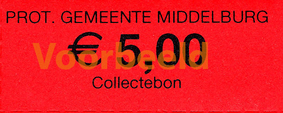 Collectebonnen  € 5,00