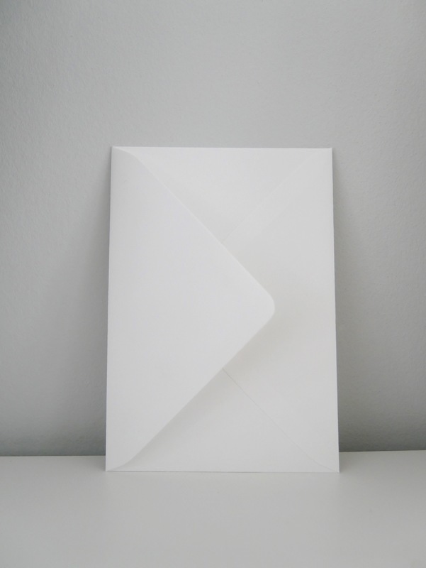 Envelop gebroken wit (set van 10 stuks)