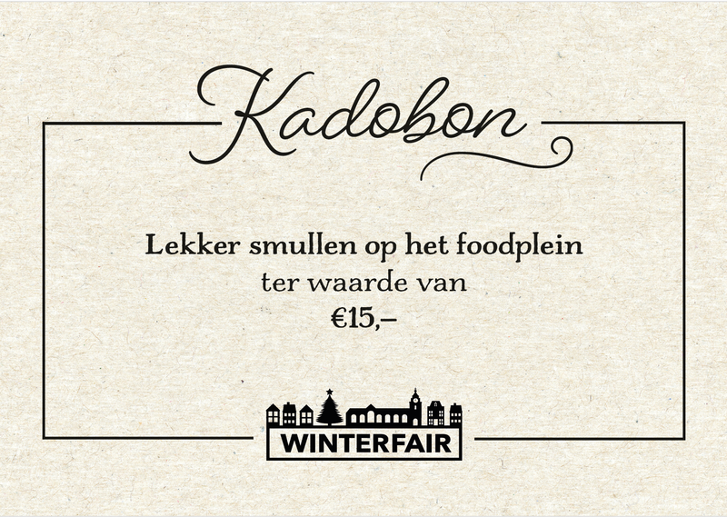 Kadobon Foodplein Winterfair €15,00