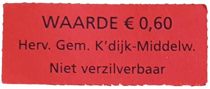 Collectebonnen € 0.60