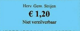 Collectebonnen € 1,20