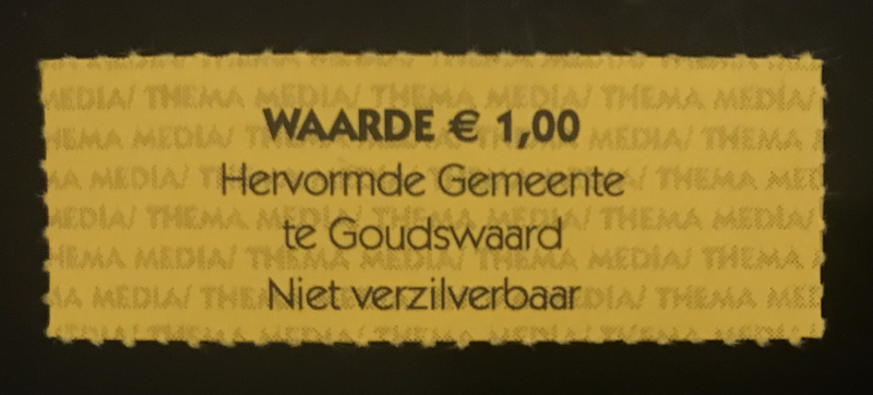 Collectebonnen € 1,00 (20x)