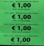 Collectebonnen € 1,00
