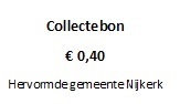Collectebonnen € 0,40