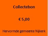Collectebonnen € 5,00