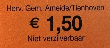 Collectebonnen € 1,50 