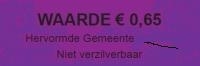 Collectebonnen € 0,65