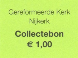 Collectebonnen € 1,00